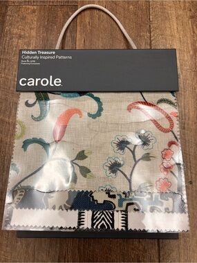 Carole Fabric Swatch Interior Design Fabric Sample Book.
14x10”
Samples
60 pgs